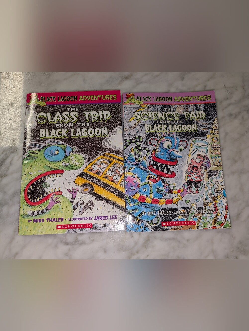 📚 Class Trip From The Black Lagoon Vintage  Bundle - Kids Early Chapter Books